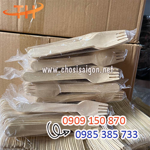 Nĩa gỗ 16cm dùng 1 lần giá ưu đãi