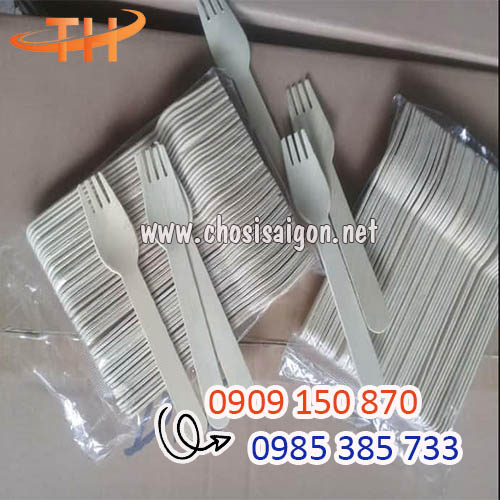 Nĩa gỗ 16cm cao cấp, chịu nhiệt tốt giá bán ưu đãi