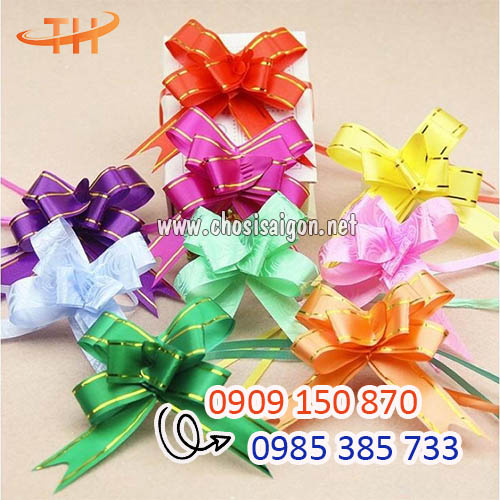 Nơ rút gói quà bền, chất lượng sỉ rẻ