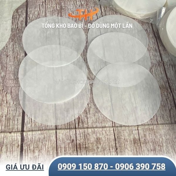 Giấy nến lót miệng ly chống tràn, chống thấm nước tốt