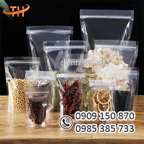 Giá rẻ túi zip trong suốt đựng thực phẩm