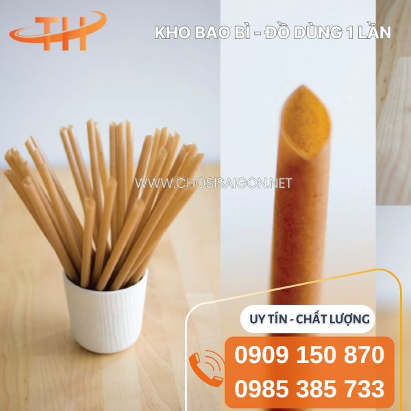 Ống hút bã mía tự hủy sinh học giá sỉ rẻ