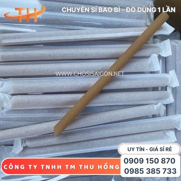 Ống hút bã mía không mùi, chất lượng tốt giá sỉ