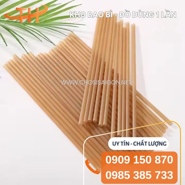 Ống hút bã mía thân thiện môi trường