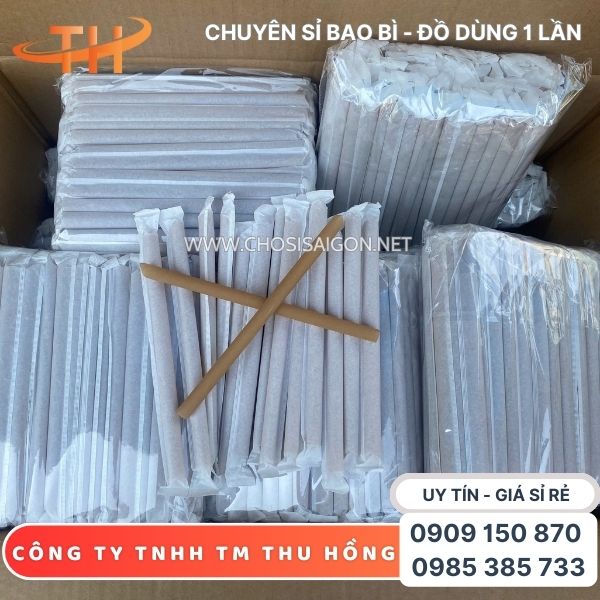 Ống hút bã mía dùng để hút cafe, trà sữa, nước ép, sinh tố giá rẻ