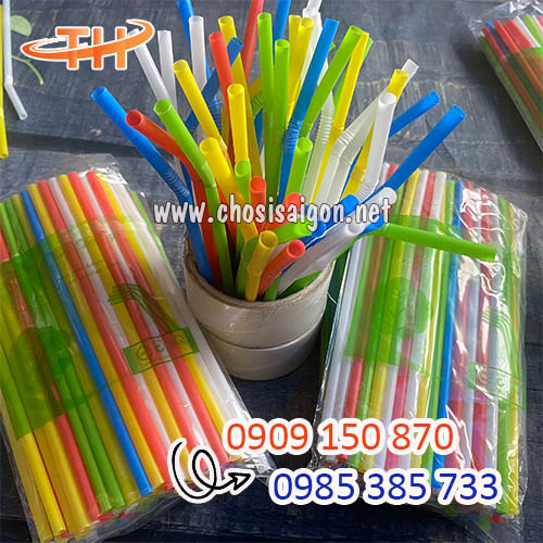 Ống hút nhựa cong rẻ uy tín