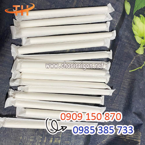 Ống hút giấy phi 12 sỉ giá tốt