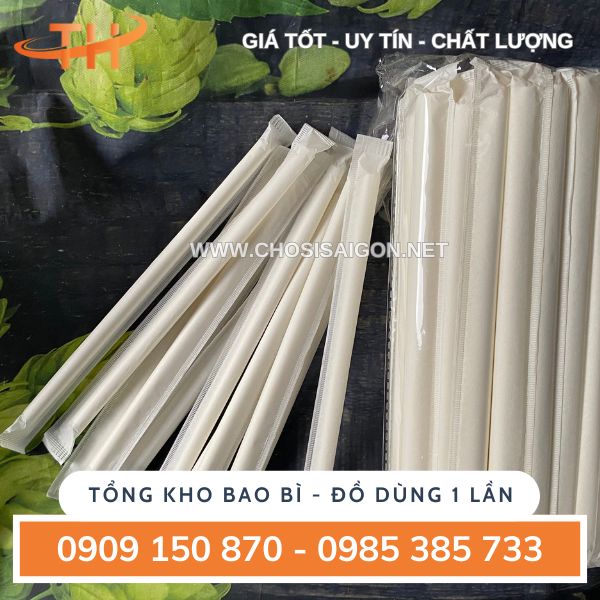 Ống hút giấy bọc màng giá sỉ rẻ