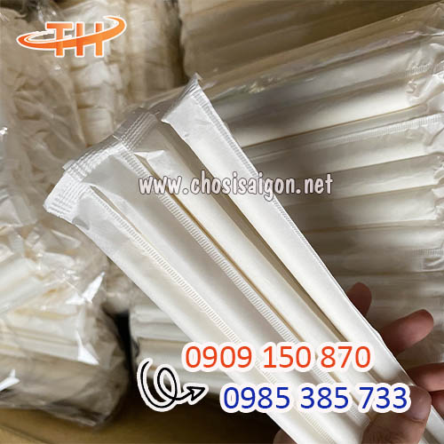 Ống hút giấy bọc màng phi 8 sỉ giá rẻ nhất