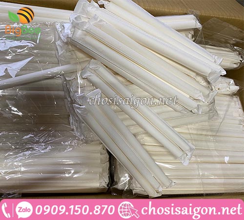 Ống hút giấy có bọc màng an toàn sỉ giá rẻ