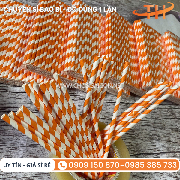 Ống hút giấy thân thiện môi trường