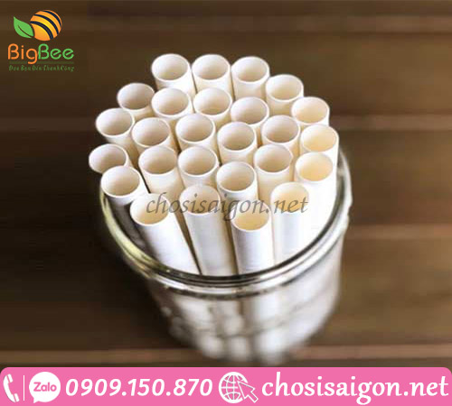 Ống hút giấy phi 10