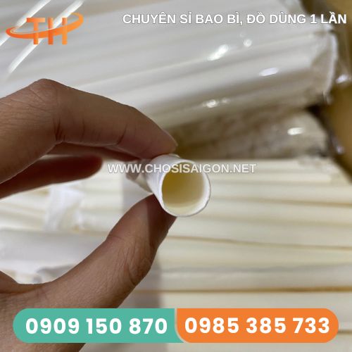 Ống hút giấy bọc màng phi 12