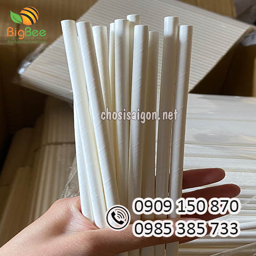 Ống hút giấy phi 12 cao cấp, chất lượng giá rẻ, freeship HCM