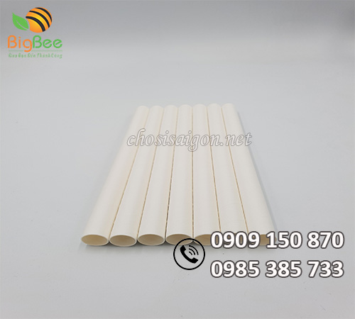 Ống hút giấy trà sữa trân châu phi 12 giá sỉ rẻ