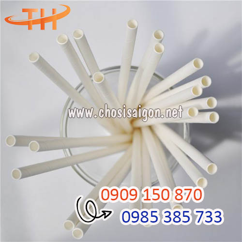 Ống hút giấy phi 6 giá rẻ, giao hàng nhanh