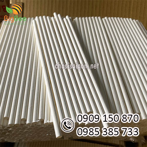 Ống hút giấy phi 6 x 197mm giá tại xưởng