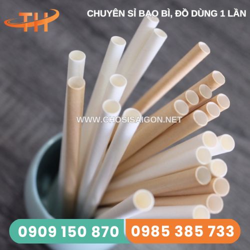 Ống hút giấy phi 8 cho các cửa hàng thức uống