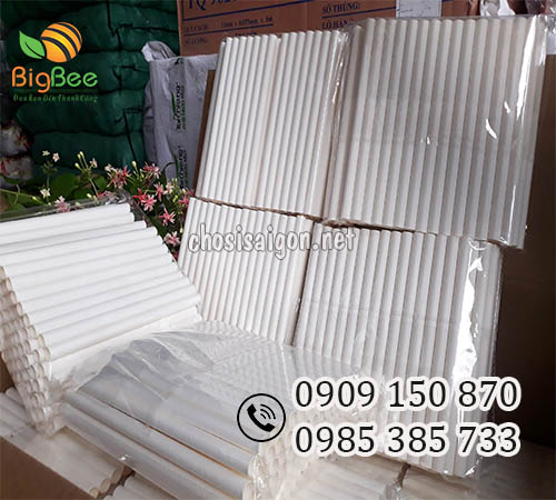 Ống hút giấy an toàn, thân thiện với môi trường rẻ, uy tín