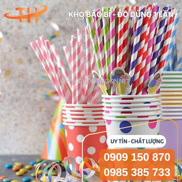 Ống hút giấy thân thiện môi trường