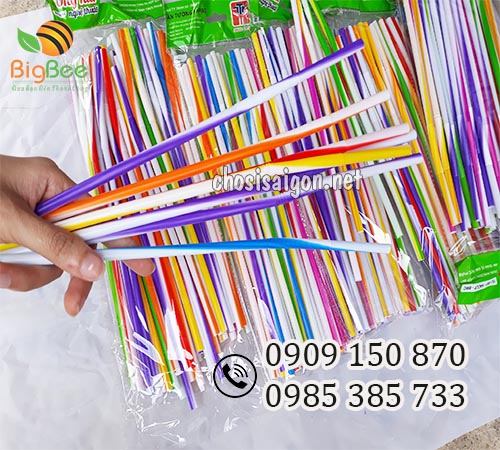 Ống hút nghệ thuật sọc nhiều màu đẹp mắt giá sỉ rẻ nhất