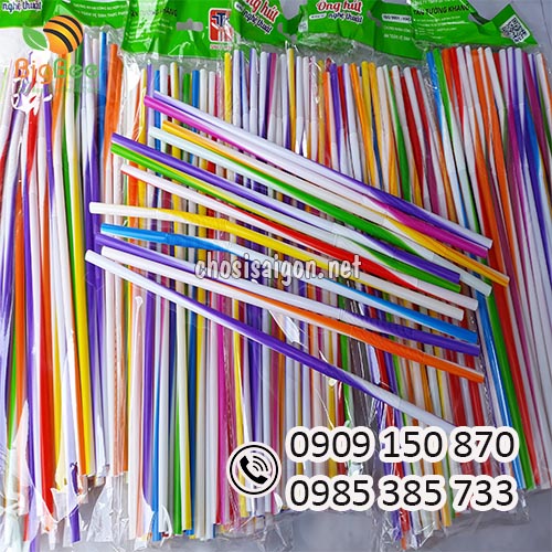 Ống hút nghệ thuật hút sinh tố, nước ép kho sỉ giá rẻ