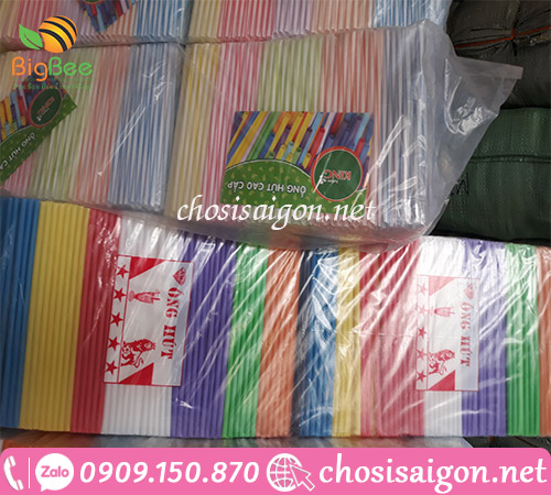 Ống hút nhựa các loại nhiều màu giá rẻ