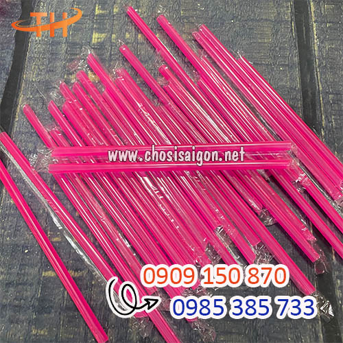 Xưởng ống hút nhựa có màng bọc phi 8