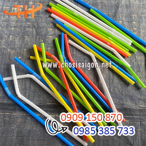 Ống hút nhựa cong rẻ nhất TP.HCM
