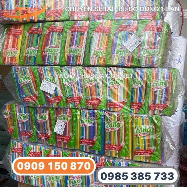 Ống hút nhựa cong uy tín, chất lượng