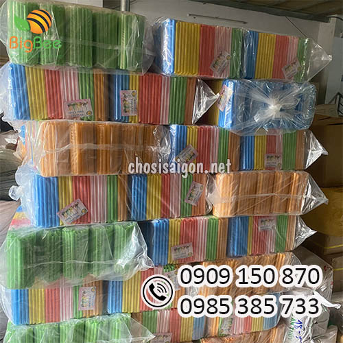 Ống hút trà sữa phi 12 đủ các màu giá tại xưởng