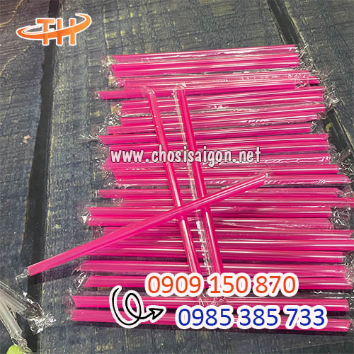 Ống hút nhựa phi 8 có bọc màng sỉ rẻ