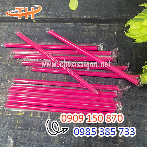 Ống hút nhựa phi 8 bọc màng giá rẻ HCM