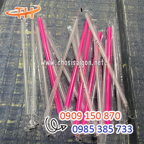 Ống hút nhựa phi 8 có bọc màng sỉ rẻ uy tín