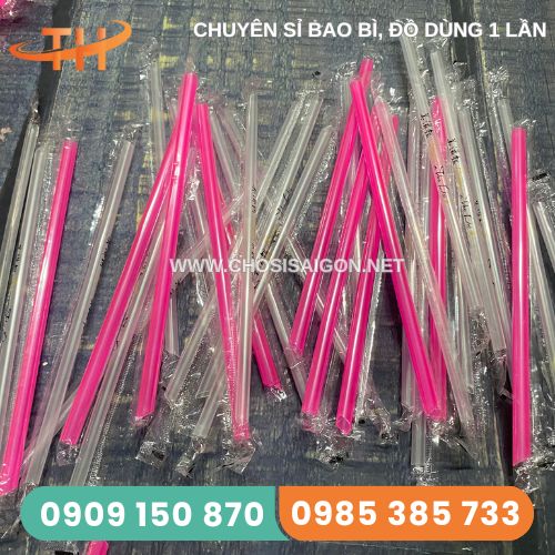 Ống hút nhựa sinh tố, nước ép