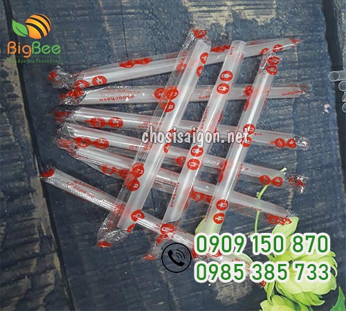Ống hút trà sữa phi 12 bọc màng sỉ rẻ nhất