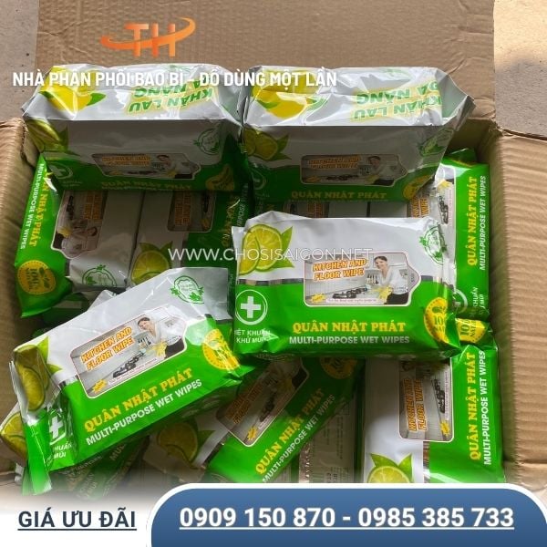 Khăn ướt đa năng dùng cho nhà bếp