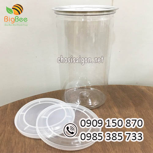 Giá sỉ rẻ Hũ nhựa pet nắp nhôm xé dày dặn, cứng cáp