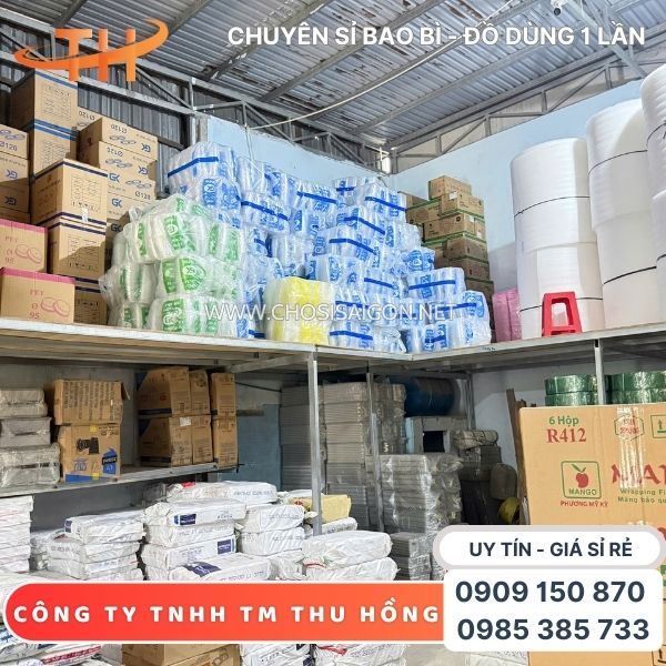 Kho sẵn hàng bao bì, đồ dùng 1 lần số lượng lớn