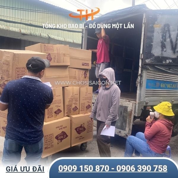 Giấy ăn E'noz sẵn kho giao sỉ toàn quốc