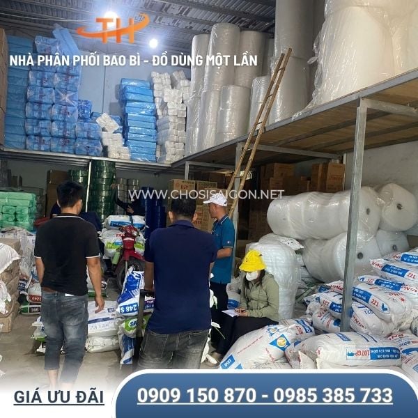 Túi bóng mỡ màu bao 25 ký số lượng lớn tại kho