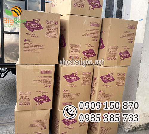 Khăn giấy ăn E'mos sỉ rẻ, giao hàng nhanh