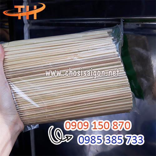 Cây que xiên tre dùng 1 lần sỉ giá rẻ