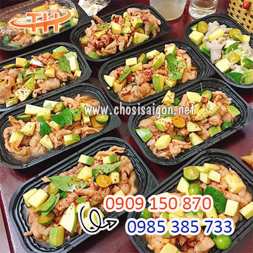 Khay nhựa HT17 đựng thức ăn an toàn giao sỉ tận nơi