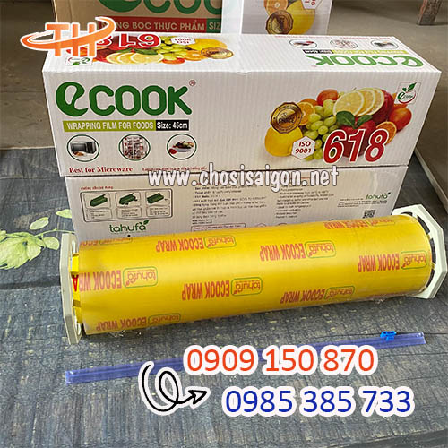 Màng bọc thực phẩm Ecook 618 sỉ giá rẻ