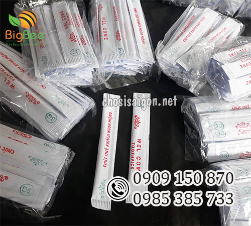 Tăm tre xỉa răng được tiệt trùng chất lượng sỉ rẻ