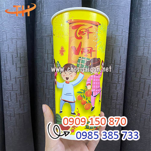 Sỉ rẻ giá tốt ly giấy tết