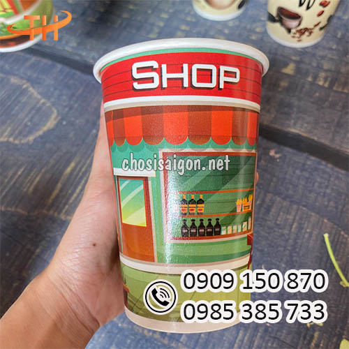 Ly giấy 16oz cao cấp, an toàn, chất lượng giá sỉ rẻ