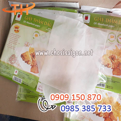 Giấy thấm dầu chính hãng sỉ rẻ tại TP.HCM