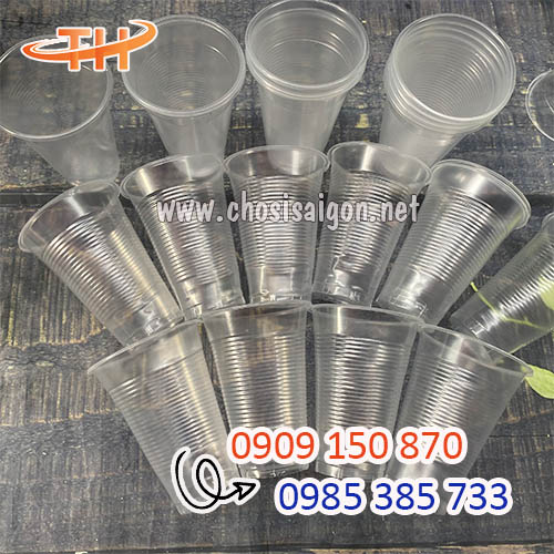 Ly nhựa sọc 380ml sỉ rẻ